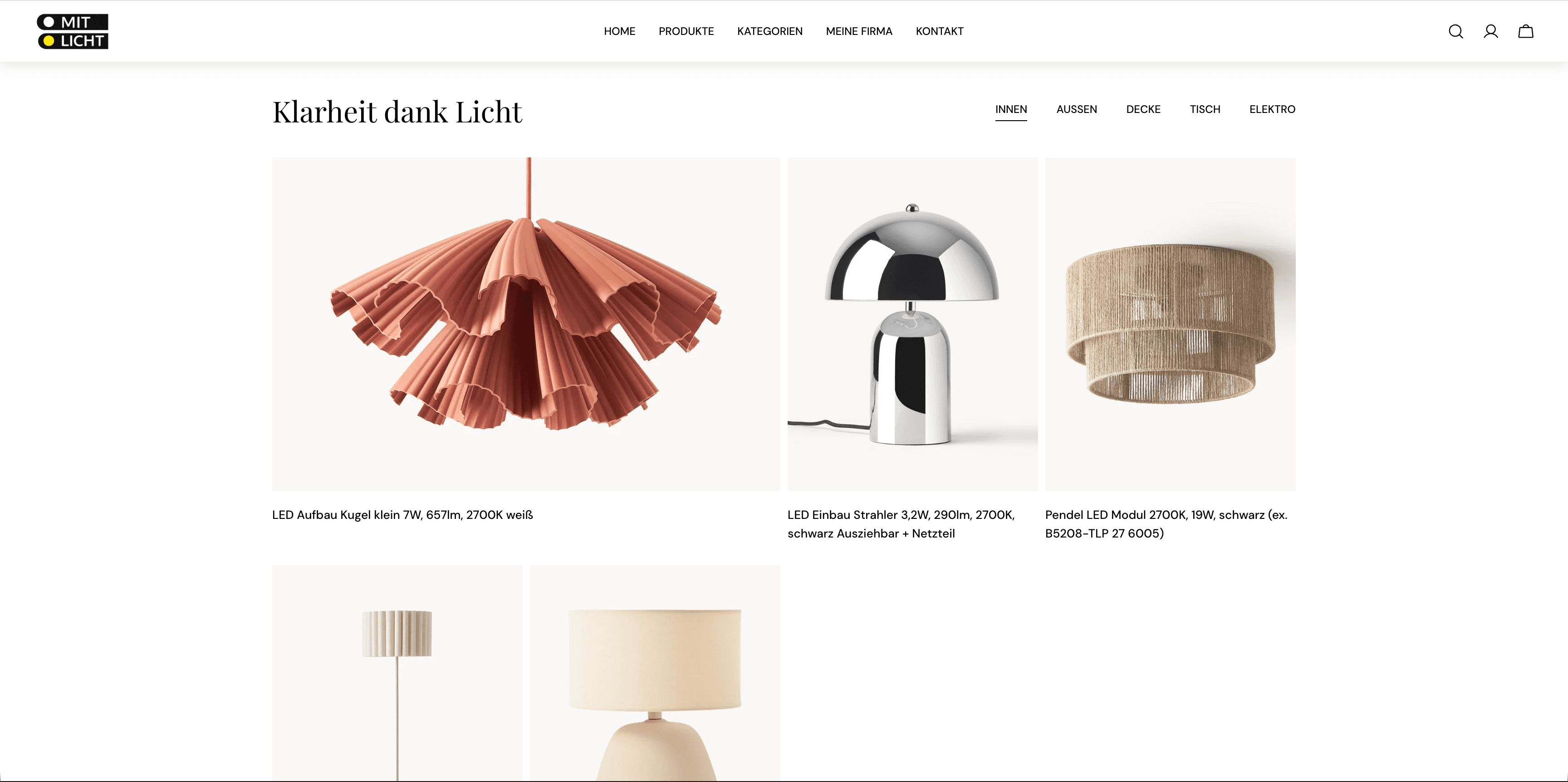 MitLicht GmbH Shop-Vorschau